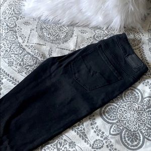 American Eagle Jeggings Jeans Black distressed